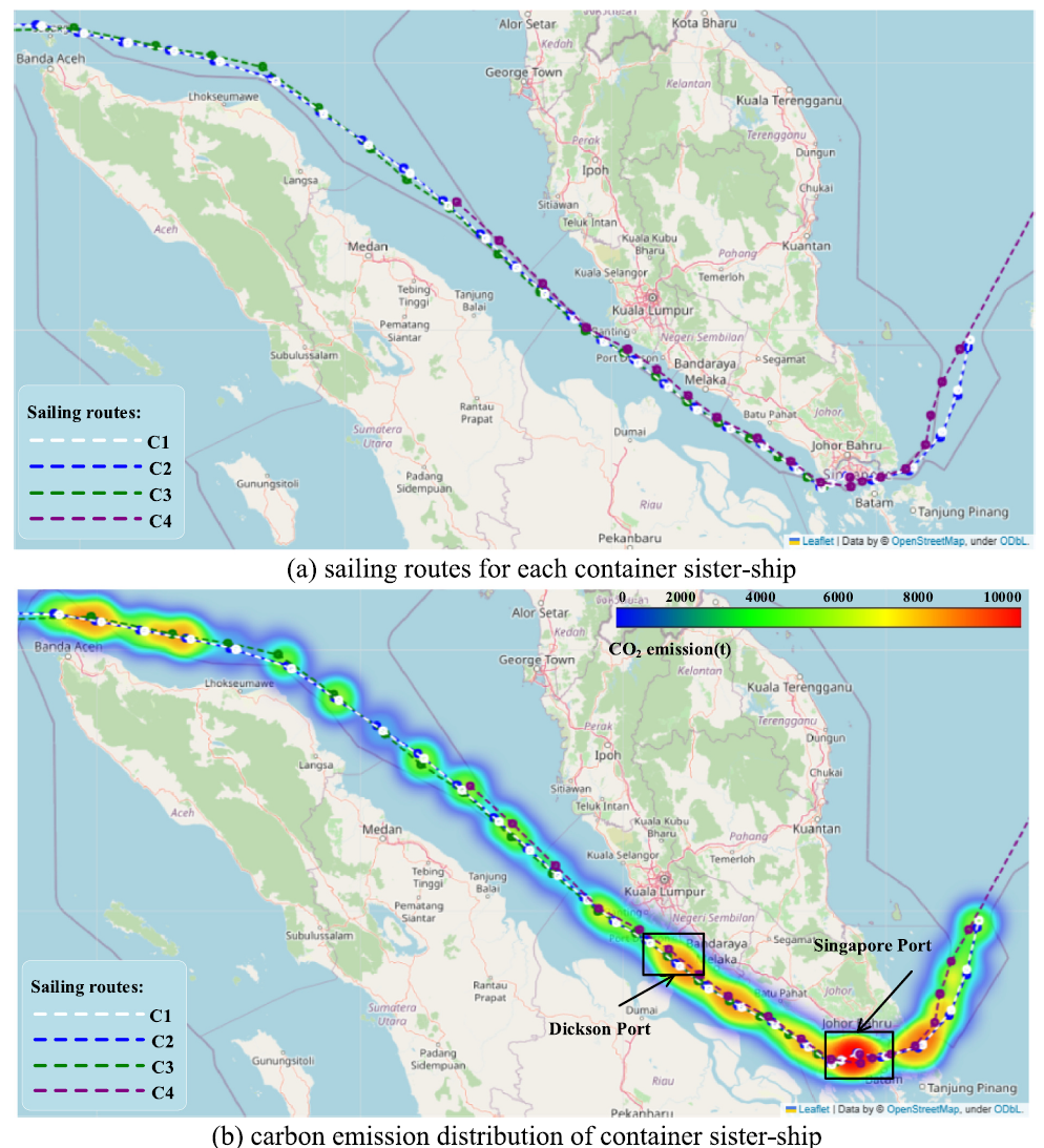 Ship energy consumption analysis and carbon emission exploitation via spatial-temporal maritime data
